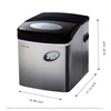 image:imageFrigidaire EFIC115 Extra Large Ice Maker Stainless Steel 48 lbs per Day48 lbs of Ice per day