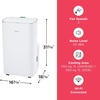 image:imageFrigidaire Gallery 14000 BTU Portable Air Conditioner with WiFi White14k Portable Inverter